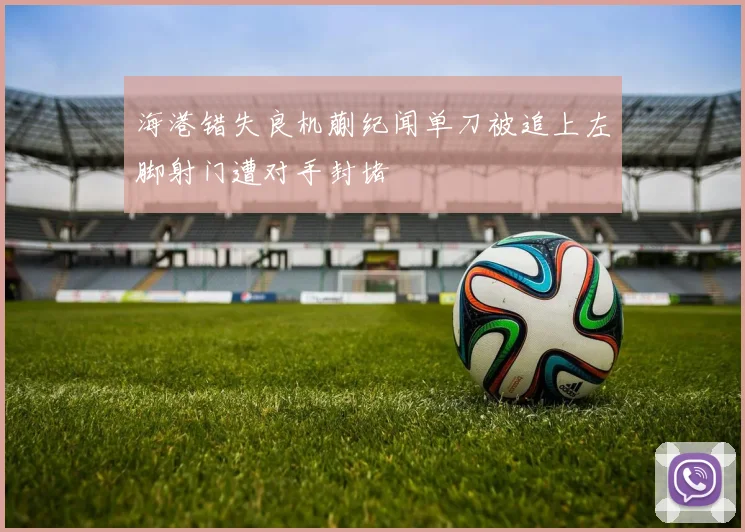 海港错失良机蒯纪闻单刀被追上左脚射门遭对手封堵